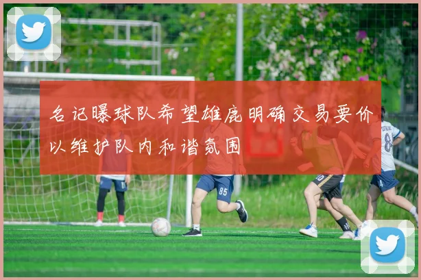 名记曝球队希望雄鹿明确交易要价以维护队内和谐氛围